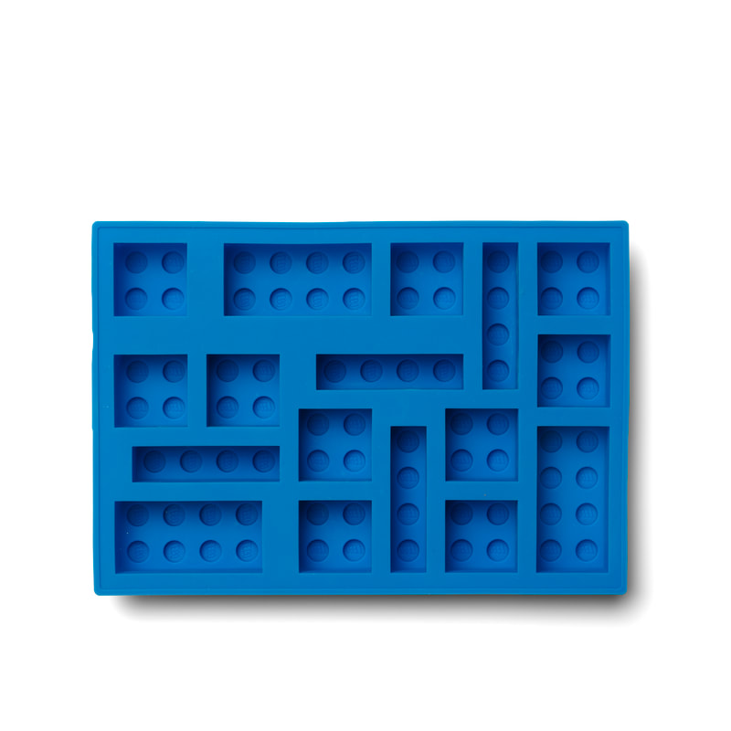 One Size LEGO Cubitera de Hielo Brillante Azul Brilliante 